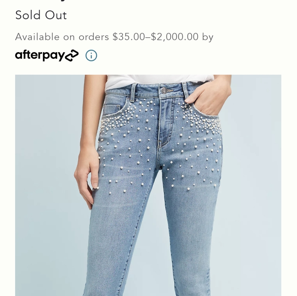 Pilcro and the Letterpress Pearl Jeans